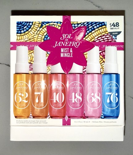 Sol De Janeiro Mist & Mingle Perfume Mist Set Cheirosa 62, 71, 40, 48, 68, 76