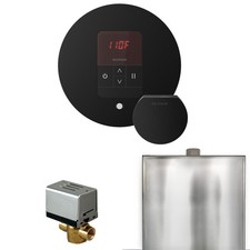 Mr. Steam BBRMB Basic Butler Round Control Package Matte Black