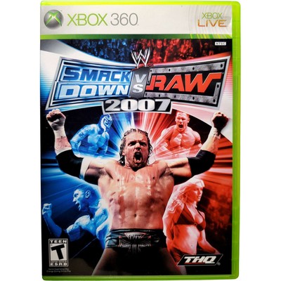 WWE Smackdown Vs. Raw 2007 - Microsoft Xbox 360 Pristine Tested 1Y Guarantee