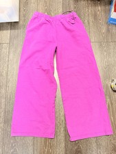 Good American Wide Leg Sweatpants Pink Purple Size 3 Or Large