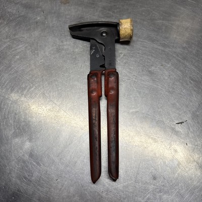 Wheel Weight Pliers/Hammer  Vintage K-D Tools #3358 American Made in USA Red