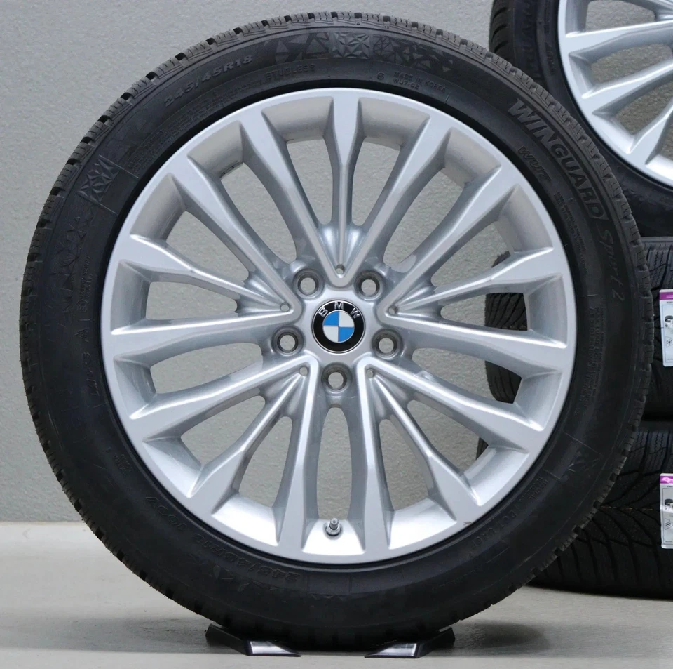 Original BMW 5er G30 G31 18 Zoll Winterreifen 632 Felgen Räder Reifen DOT23 NEU - Bild 2 von 4