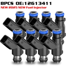 8Pcs 12613411 217-3411 Fuel Injectors For 10-17 Chevy Silverado GMC 4.8/5.3/6.0L
