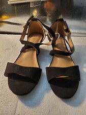 DREAM PAIRS Women's Elastic Ankle Strap Wedge SandalsSize 9.5 Brand New