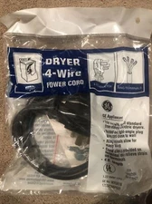 GE Dryer Power Cord 4 Wire 4 feet Appliance WX9X18 General Electric cord NU!