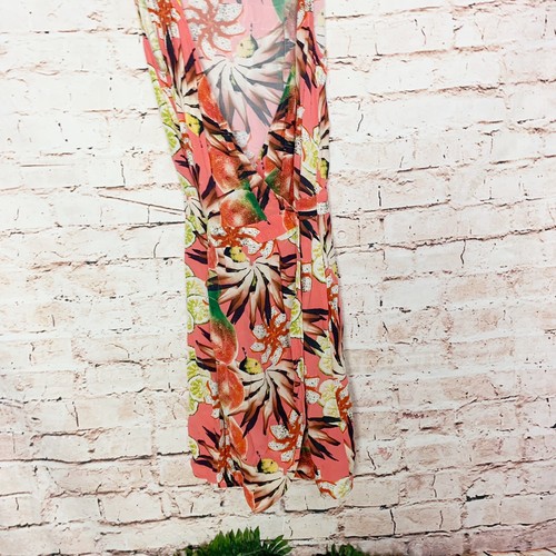 & Other Stories Tropical Wrap Dress Size 4 - Picture 2 of 6