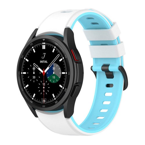 Band Silicone For Samsung Galaxy Watch 6 Classic 5 Pro 4 44mm Sport Correa Strap - Foto 30 di 31
