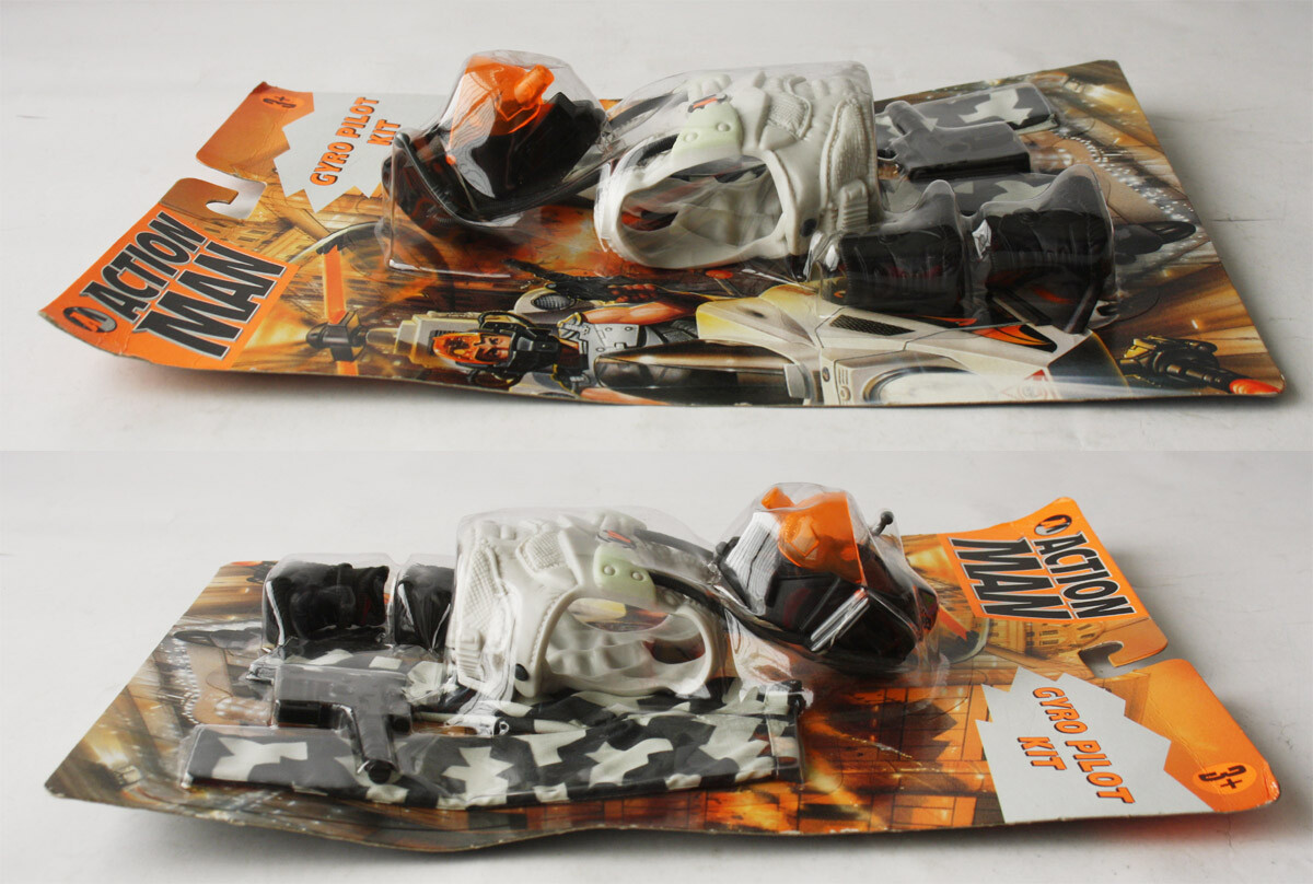 VINTAGE 1997 ACTION MAN GYRO PILOT KIT ACCESSORIES SET HASBRO NEW