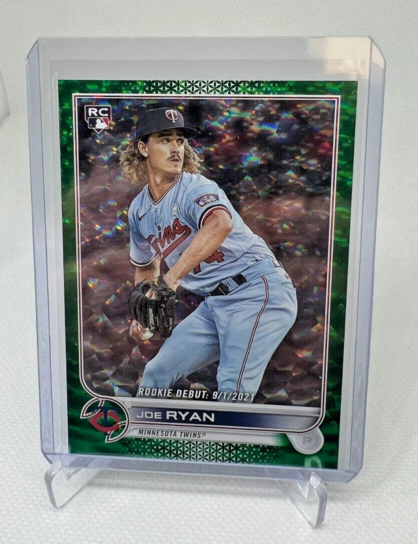 2022 Topps Update Series JOE RYAN RC Debut Green Ice Foil 365/499 #US222 Twins