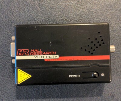 Hall Research VGA to Video Scan Converter VHD-PCTV Model EV639-7