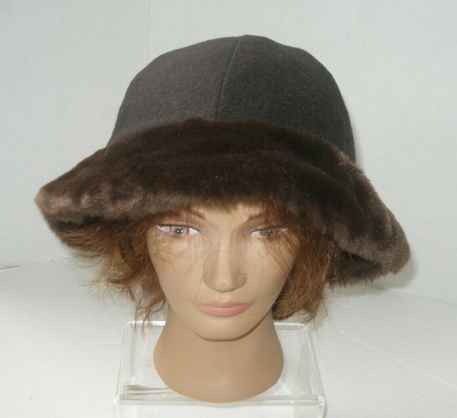 Black Hat Fleece Hats Brown 