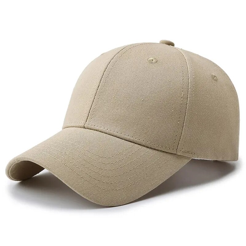 Cotton Plain Solid Baseball Cap Golf Hat Dad Hat Washed Men  display picture 3