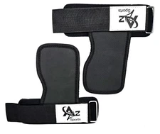 Gym Weight Lifting Straps Power Training Grip Workout Wrist Wraps Pair Gloves