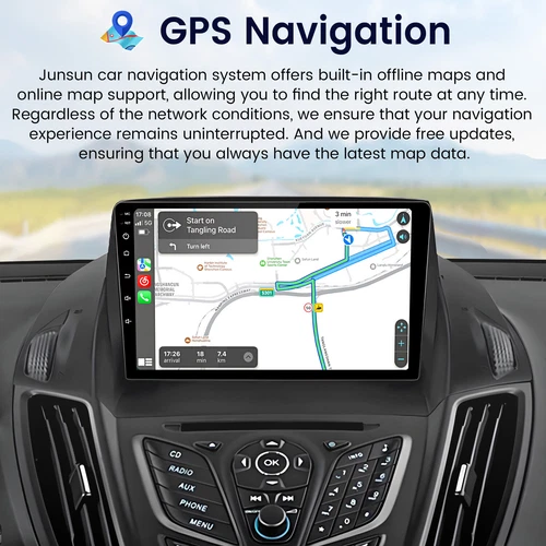For Ford Escape 2013-2019 Android 13 Carplay Car Radio Stereo GPS Navi 2+64G RDS - Picture 4 of 16