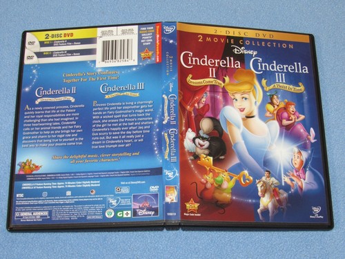 3 DVD Lot: Disney's CINDERELLA Trilogy (1,2,3) ~DREAMS COME TRUE, TWIST IN TIME~ - Picture 10 of 11