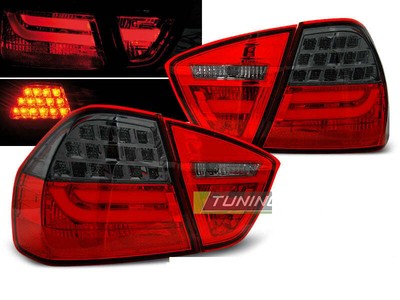 Luces traseras LED LTI for BMW 3 Series E90 2005-2008 Red Smoke Free Ship LDBMC6