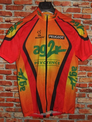 Maillot cycliste Ag2R Prévoyance Peugeot De Marchi Jersey cycling - L