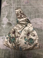 Vintage Chinese Silk Embroidered Handbag Purse
