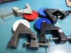4pcs Bench Mounting Pulley With Clamp 70mm Diameter