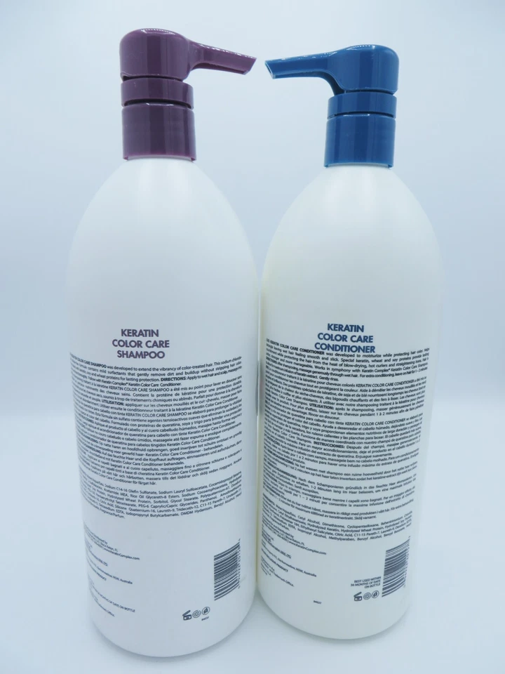 CHAMPÚ/ACONDICIONADOR KERATIN COMPLEX CUIDADO DEL COLOR 33,8 OZ Foto 4 de 4