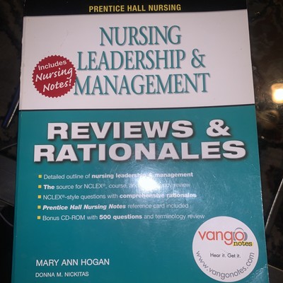 Pearson Reviews and Rationales : Nursing Leadership, Management and...