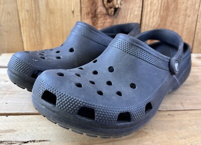 CROCS Black Clogs Shoes Men