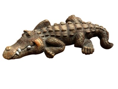 Vintage Signed John Raya Nile Crocodile ''BEASTIES OF THE KINGDOM''  Figure