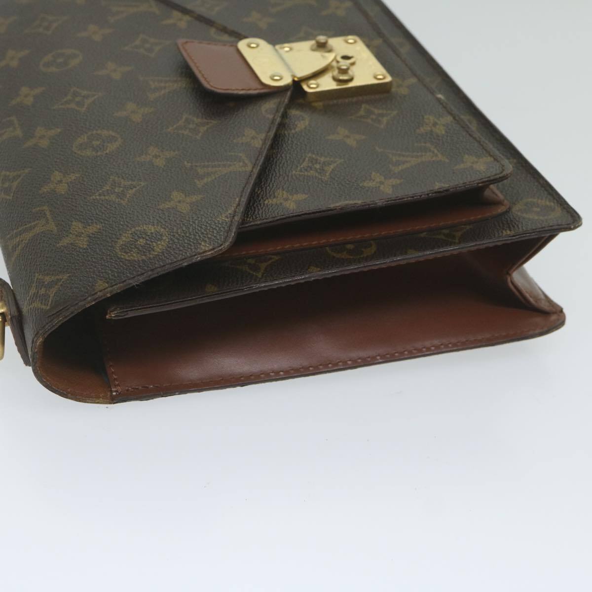LOUIS VUITTON Monogram Monceau 28 Hand Bag 2way M51185 LV Auth  