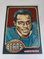 Football Art Card Print of Walter Payton 