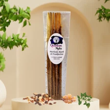 Patchouli, Myrrh & Frankincense Incense Sticks, Hand Rolled Incense 12pck