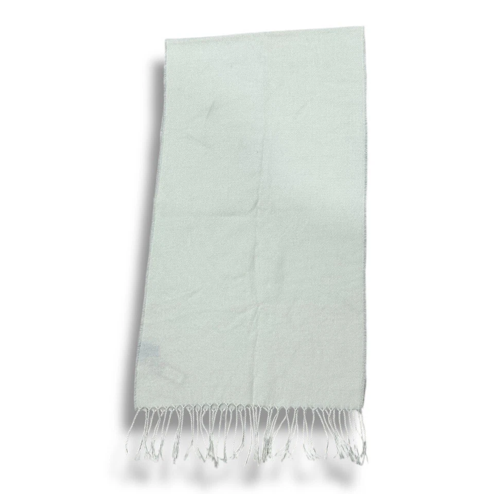 STEVE MADDEN Mujer Blanco/Marfil Acogedora Manta Flecos-Detalle Bufanda TALLA OS Foto 2 de 4