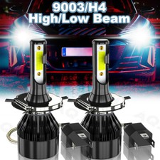 For Honda CR-V 1997-2004 H4 9003 6000K White LED Headlight Bulb High Low Beam