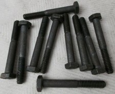 Hex Head Bolt 1/4" - 20 x 2" Long Grade 8 " 10 Bolts " 1/4-20x2