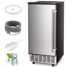 80Lbs/24H ,25lbs Capacity & Timer &Self cleaning ,Commercial Ice Maker Machine