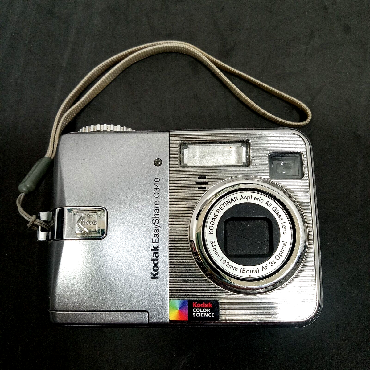 Kodak EasyShare C340 Zoom Digital Camera 34mm-102mm AF 3x