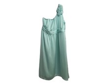 Tevolio One Shoulder Mint Green Bridesmaid Dress 2