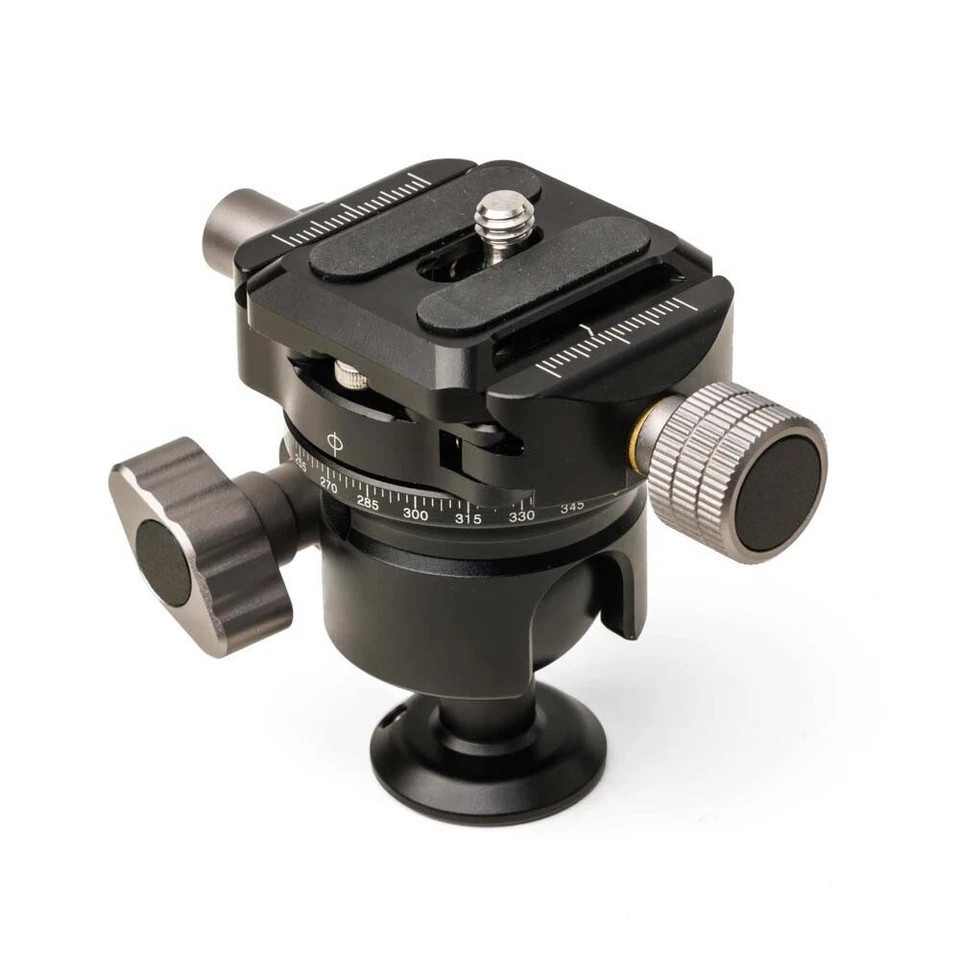 Kugelkopf (Stativkopf) mit Arca Swiss Kameraplatte, Panoramafunktion, hochwertig - Bild 3 von 4