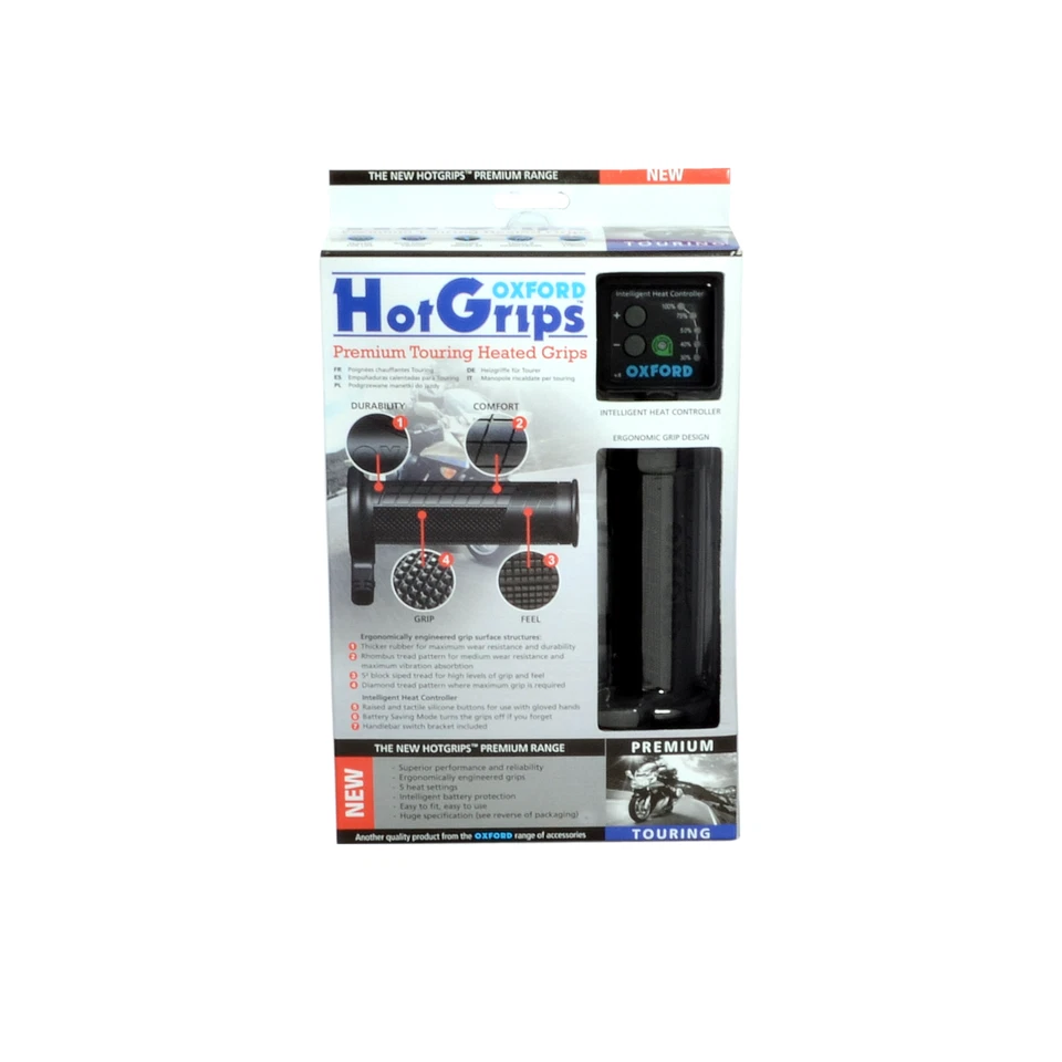 Oxford Hot Grips For Kawasaki Ninja 400 2018-2019 Premium Touring - Image 2 of 4