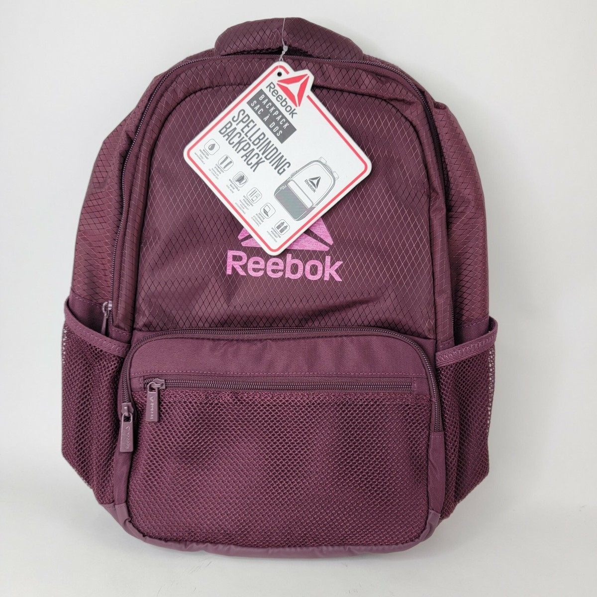 Reebok Spellbinding Backpack Water Resistant Sports Training Bag