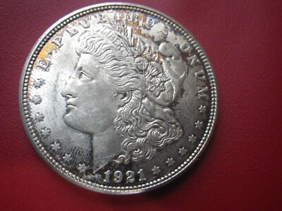 1921-''D'' MORGAN SILVER $-MS++++SHARPEST PREMIUM QUALITY DETAILS-AMAZINGLY TONED!