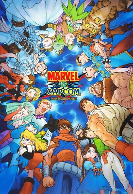 ポスター Marvel Capcom vintage posters Marvel Vs. Capcom: Clash of Super Heroes Poster | eBay