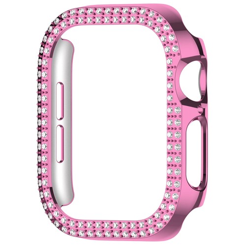 Pokrowiec na Apple Watch Case 46mm 42mm 44mm 40mm 45mm 41mm Bling Stras Pc Bum - Zdjęcie 16 z 19