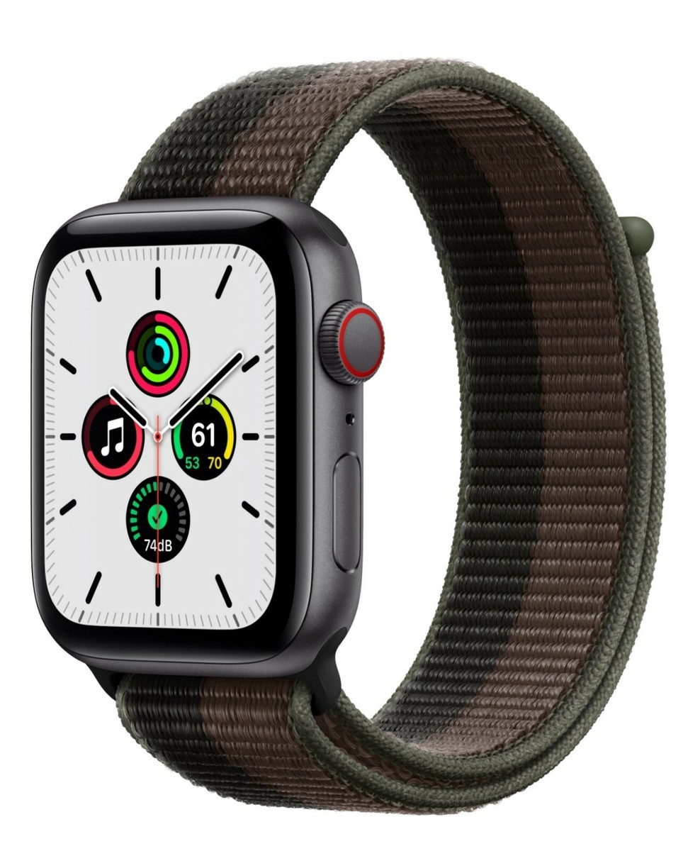 Apple Watch SE (GPS/Cell) 44mm Space Gray Alum - Tornado Sport 