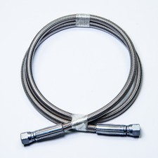 Tubo flessibile in acciaio ARB 150 cm / 1-1/2 m linea ad alto flusso VA Jeep ...