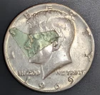 A Silver Clad Kennedy Half Dollar from 1969!  D-Mint