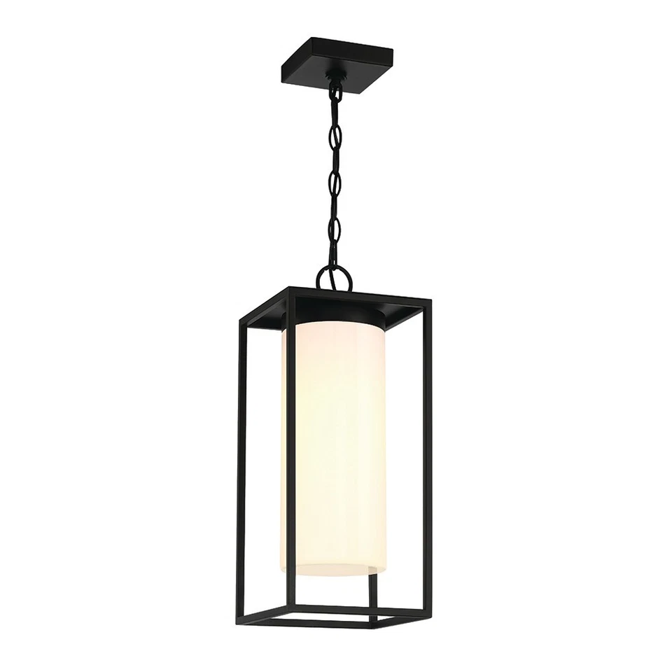 Mini colgante exterior Eurofase Lighting 41964 Ren 8"W - negro Foto 2 de 4