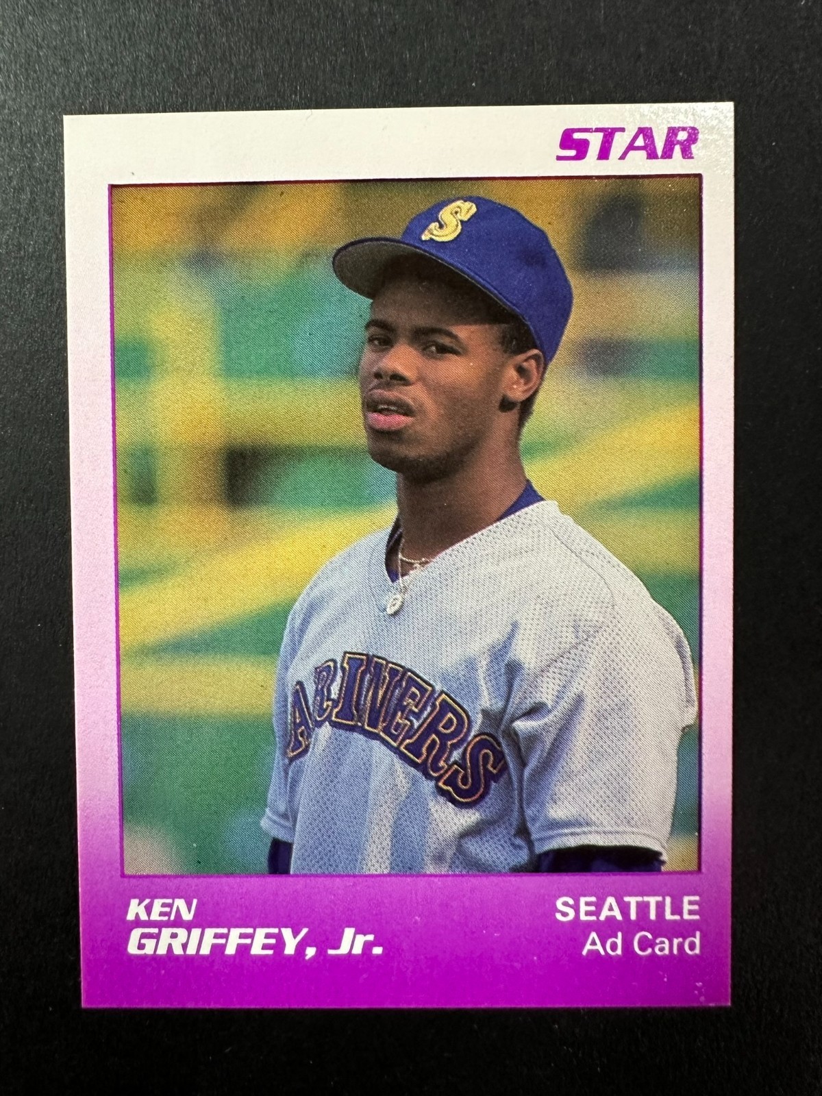 1989 Star Company KEN GRIFFEY, Jr Limited Edition PROMO Card, most scarce of all