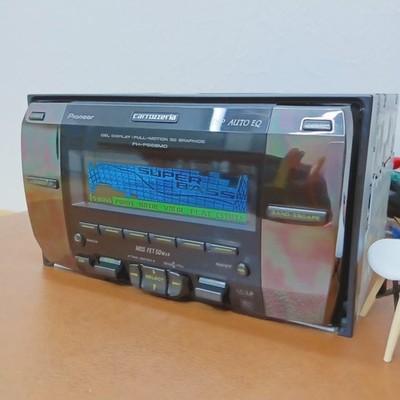 Pioneer DSP AUTO EQ CDMD・カセットデッキFH-666MD Pioneer Carrozzeria FH-P666MD 2DIN Car Audio CD MD DSP SFC Tested