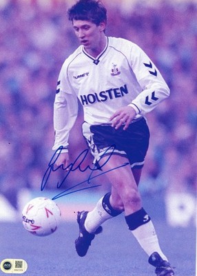 Gary Lineker signiertes 10x8 Sporen Foto ACG COA AG21379