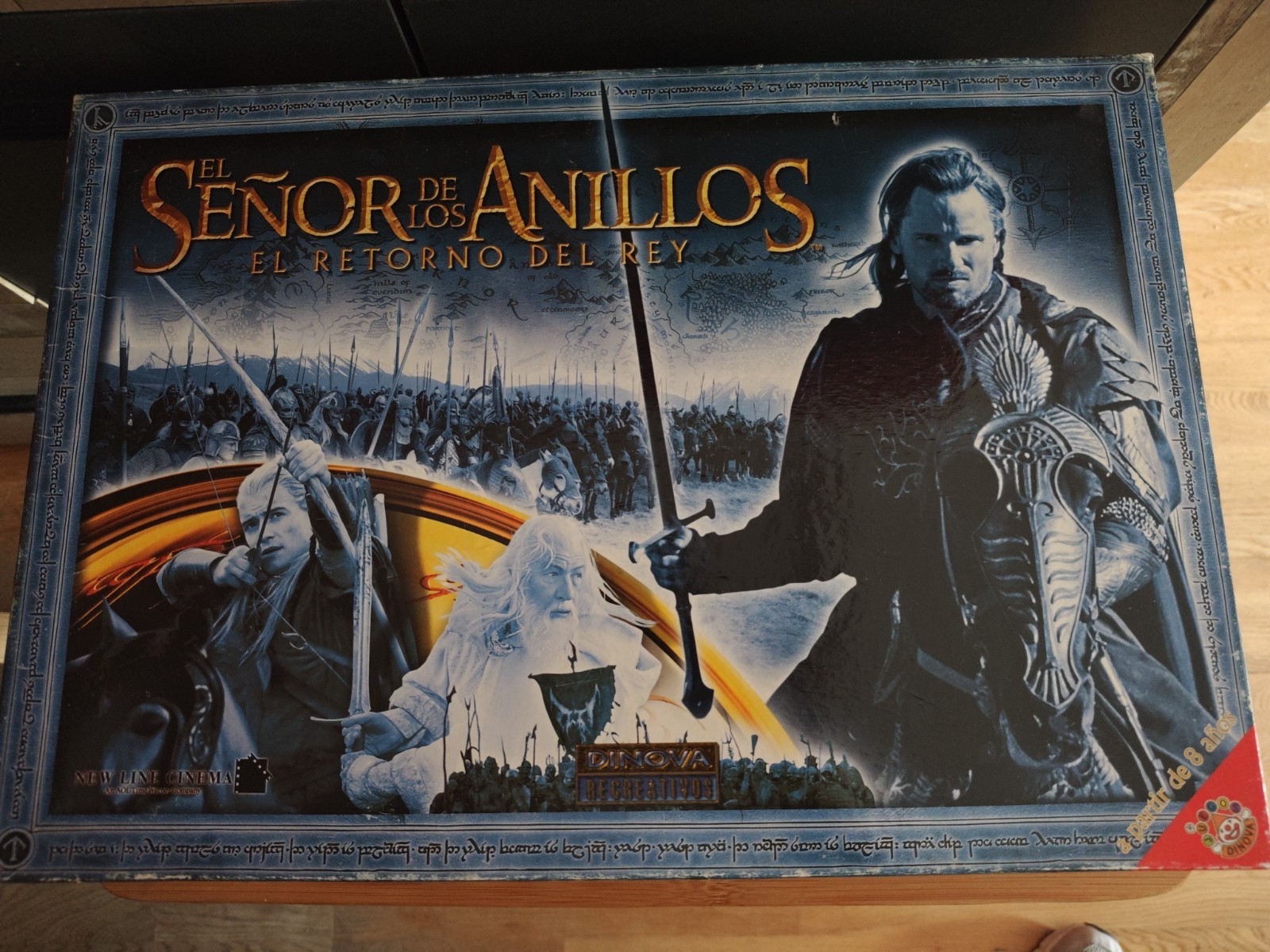 El Señor de los Anillos Retorno del Rey (2005) Juego mesa completo Dinova